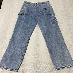 Caterpillar x Colour Plus Carpenter Jeans Men 36x32 Blue Baggy Relaxed Work Wear